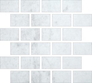 SASSARI  Mosaico Aurea Pearl  29,5x26,5cm Nat.  Rett. hr. 6mm