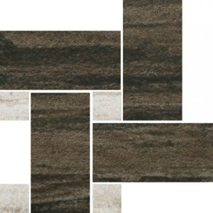 ORISTANO Mosaico Legno Gloomy  22x22cm Nat.  Rett.