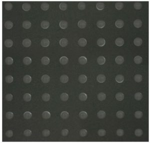 ARCHITECTURAE, Tondi Small Lisci Burattati Allineati Antracite Mosaico, 30x30 cm (ø cm 2,1)