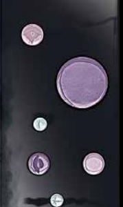 ARCHITECTURAE, Tiles Black idrogetto Bubbles B2 Pastel, 30x60  cm