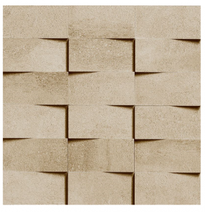 SOVEREIGN  Mosaico 3D  Beige  30x30cm (5x10cm) Nat.