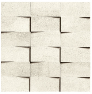 SOVEREIGN  Mosaico 3D Avorio   30x30cm (5x10cm) Nat.