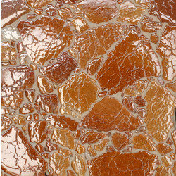 BROOK, ARANCIO TRAMONTO, MOSAICO, lucida, 26,8 x 26,8 cm