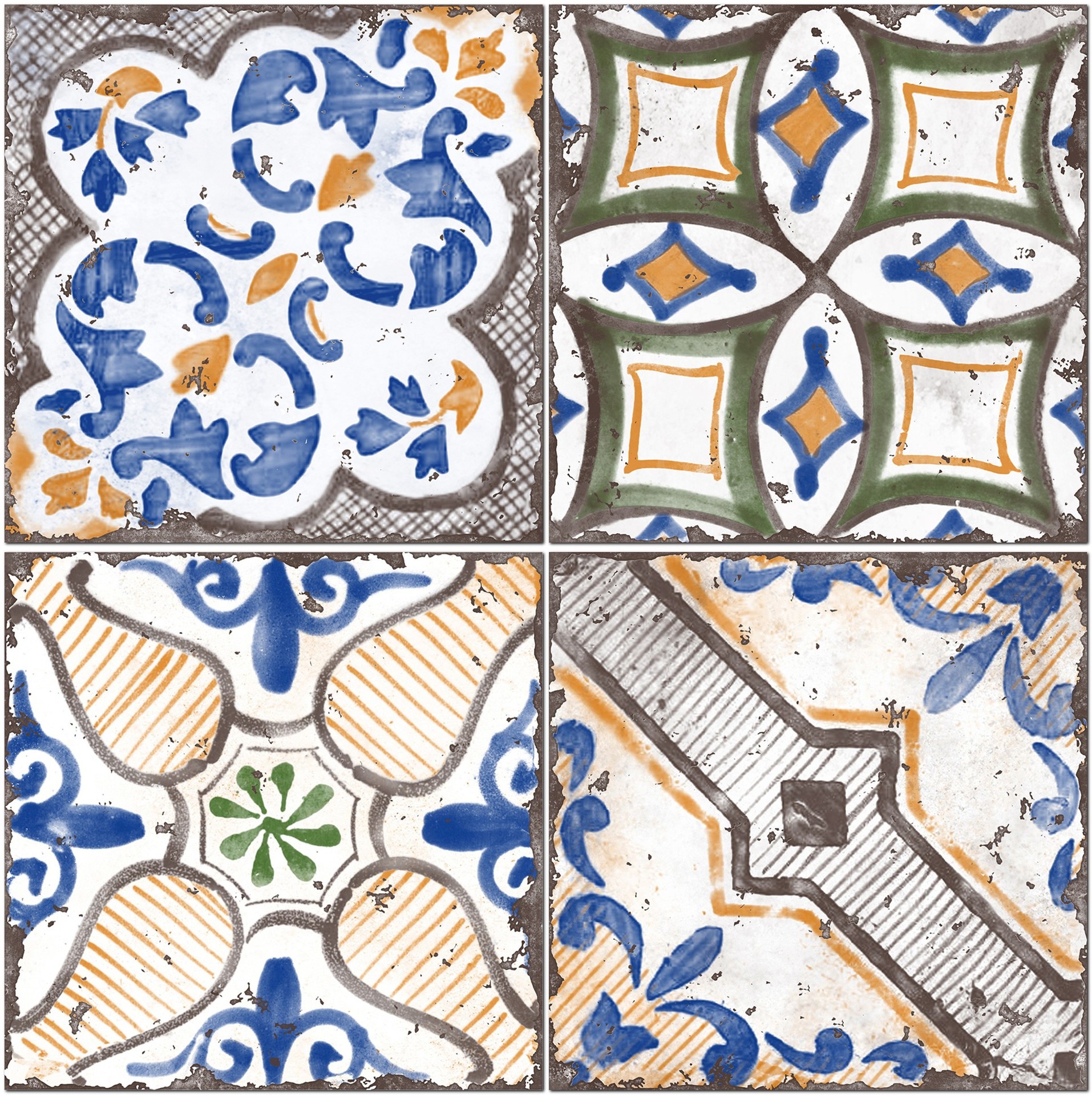 MATERIA Decoro Vietri Mix 30x30cm Nat. MATERIA Decoro Vietri Mix 30x30cm Nat.