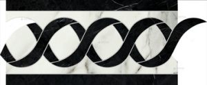 PRESTIGIO Statuario Fascia Classic   15x30 cm Rett. Lucido