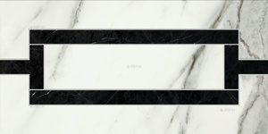 PRESTIGIO Statuario Fascia Minimal  15x30 cm Rett. Lucido