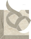 PRESTIGIO Botticino    Fascia Classic Angolo Dx 15x15 cm Rett. Lucido