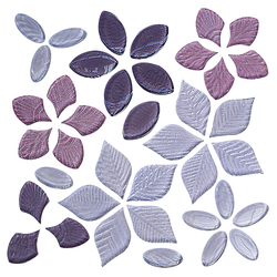 NATURAE FOGLIE, Foglie Fantasia Mix Flowering mosaico, 30x30cm