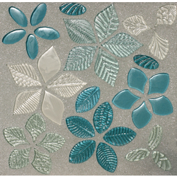 NATURAE FOGLIE, Foglie Fantasia Mix Crystal mosaico, 30x30cm