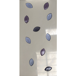 NATURAE FOGLIE, Tiles White Foglie B Lilac, 30x60cm