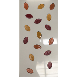 NATURAE FOGLIE, Tiles White Foglie A Sun, 30x60cm