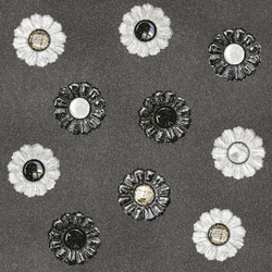 NATURAE MARGHERITE, Margherite Design A Lurex Glamour mosaico, 30x30cm