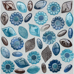 NATURAE MARGHERITE, Margherite Fantasia Aurora - mosaico, 30x30cm