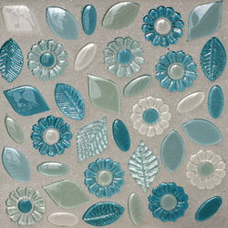 NATURAE MARGHERITE, Margherite Fantasia Crystal - mosaico, 30x30cm