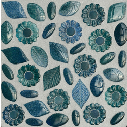 NATURAE MARGHERITE, Margherite Fantasia Mix Boreale mosaico, 30x30cm