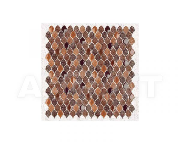 SCULPTURAE, Fiori Mix (maschera 6) Brown mosaico, 26,6x27cm