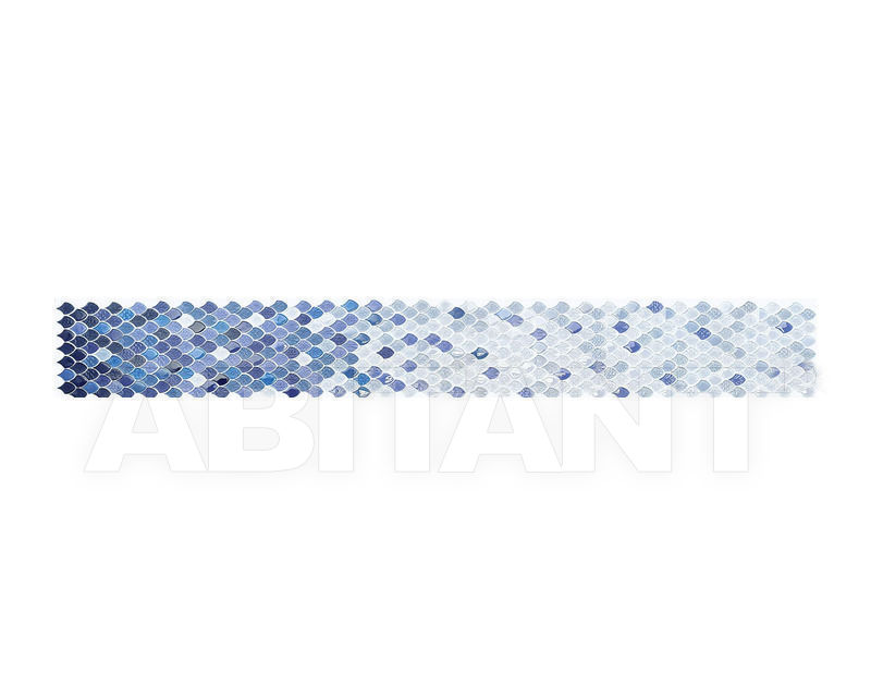 SCULPTURAE, Fiori Sfumati Azzurri composizione 8 fogli, 213x27cm SCULPTURAE, Fiori Sfumati Azzurri composizione 8 fogli, 213x27cm