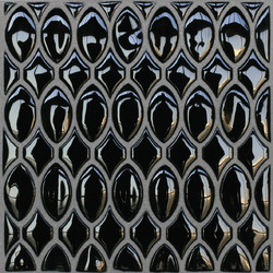 SCULPTURAE, Dorico Liscio Nero mosaico, 25,8x27cm