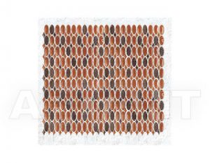 SCULPTURAE, Ellissi mix (maschera 2) Caffè Wengè mosaico, 25,2x28,4cm