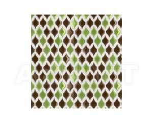 SCULPTURAE, Arabesco liscio (maschera 2) Pistacchio Wengè mosaico, 25,4x26,6cm