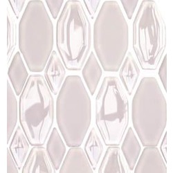 SCULPTURAE, Ottagona Big Liscio Burattato Mix Cipria mosaico, 27,4x27,2cm