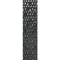 SCULPTURAE, Dorico Mix Nero Pannello Stuccato, 120x30cm