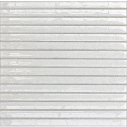 SQUARRY, Matite Lurex Bianco Silver mosaico, 30x30cm