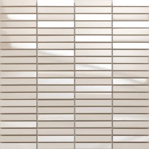 STUDIO Mosaico Studio   Bianco   1,2x7,3cm 25x75cm  In Pasta Bianca