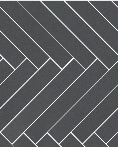 ELEMENTS DESIGN Mosaico Herringbone Black 34,5x42cm Natural Rett. R9 hr. 9mm ELEMENTS DESIGN Mosaico Herringbone Black 34,5x42cm Natural Rett. R9 hr. 9mm