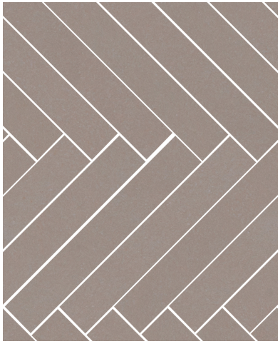 ELEMENTS DESIGN Mosaico Herringbone Taupe 34,5x42cm Natural Rett. R9 hr. 9mm ELEMENTS DESIGN Mosaico Herringbone Taupe 34,5x42cm Natural Rett. R9 hr. 9mm