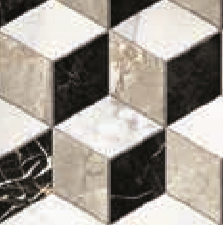 ELEMENTS  LUX Mosaico Rombi  Port Laurent/Silver Grey/Lincoln   30,5x35,2cm Rett. Lapp. hr. 9mm