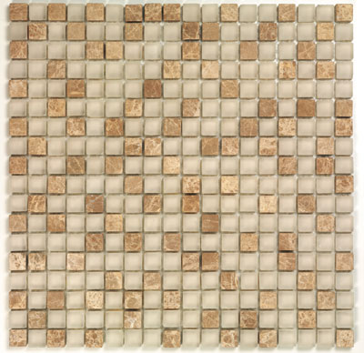 PURE & NATURAL Light Emperador Matt 1,5x1,5cm (30x30cm) PURE & NATURAL Light Emperador Matt 1,5x1,5cm (30x30cm)