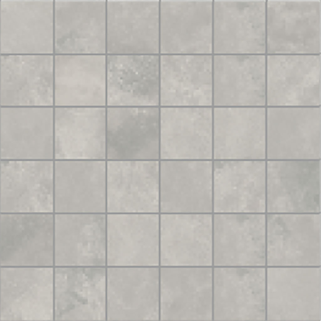 X-METAL Mosaico Su Rete Argento 30x30cm (5x5cm) X-METAL Mosaico Su Rete Argento 30x30cm (5x5cm)
