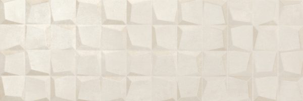 BETON WALL Decoro Strutturato Cube  Marfril   30x90 cm Pasta Bianca Rett.