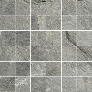 TRIBECA  Mosaico 5x5cm Monocolore 36 Tessere Grey    30x30 cm