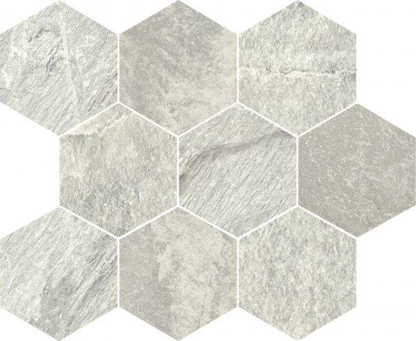 TRIBECA Mosaico Esagona White 30x30 cm