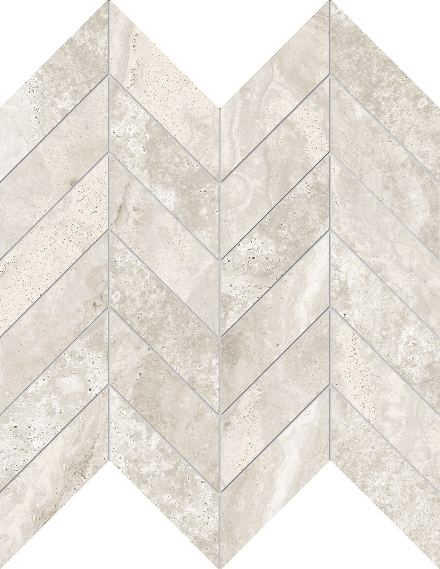 STREAM Mosaico Chevron Foglio Bone 30 x 31 cm STREAM Mosaico Chevron Foglio Bone 30 x 31 cm