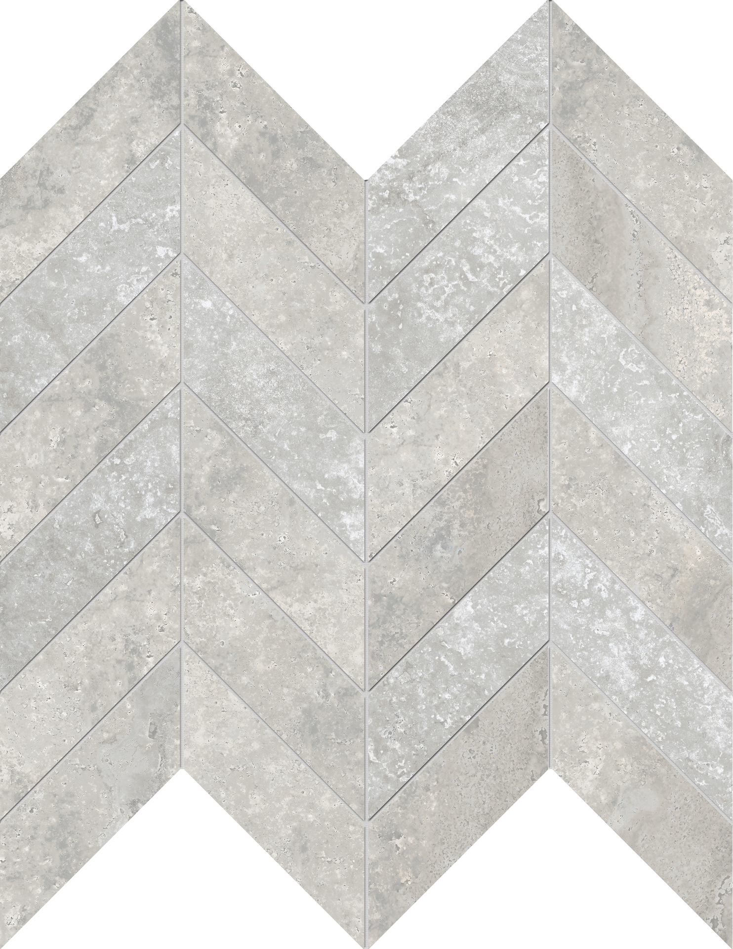 STREAM Mosaico Chevron Foglio Silver 30 x 31 cm STREAM Mosaico Chevron Foglio Silver 30 x 31 cm