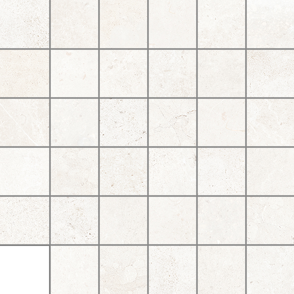 STONES Mosaico 5x5cm Foglio Ivory 30 x 30 cm STONES Mosaico 5x5cm Foglio Ivory 30 x 30 cm