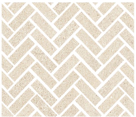 FEEL Mosaico Spina 2,3x6,5cm Foglio Cream 30 x 30 cm Rett. FEEL Mosaico Spina 2,3x6,5cm Foglio Cream 30 x 30 cm Rett.