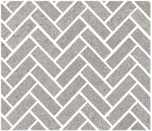 FEEL Mosaico Spina 2,3x6,5cm Foglio  Grey  30 x 30 cm Rett.