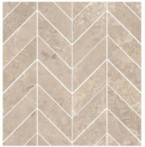 VELVET  Mosaico Chevron  Foglio  Almond  30 x 31 cm Rett.