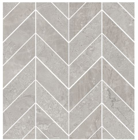 VELVET Mosaico Chevron Foglio Grey 30 x 31 cm Rett. VELVET Mosaico Chevron Foglio Grey 30 x 31 cm Rett.