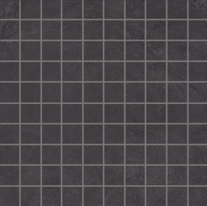 TOTALOOK Mosaico 3x3*cm Antracite   30x30cm Naturale  hr. 9,5mm