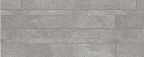 CORNERSTONE SLATE  Listelli Sfalsati Slim Grey  30x60cm Nat. 6,5mm