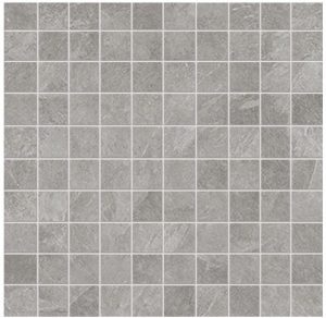 CORNERSTONE SLATE Mosaico* Tessera - Chip 2,8x2,8cm  Grey   30x30cm Nat. 9,5mm