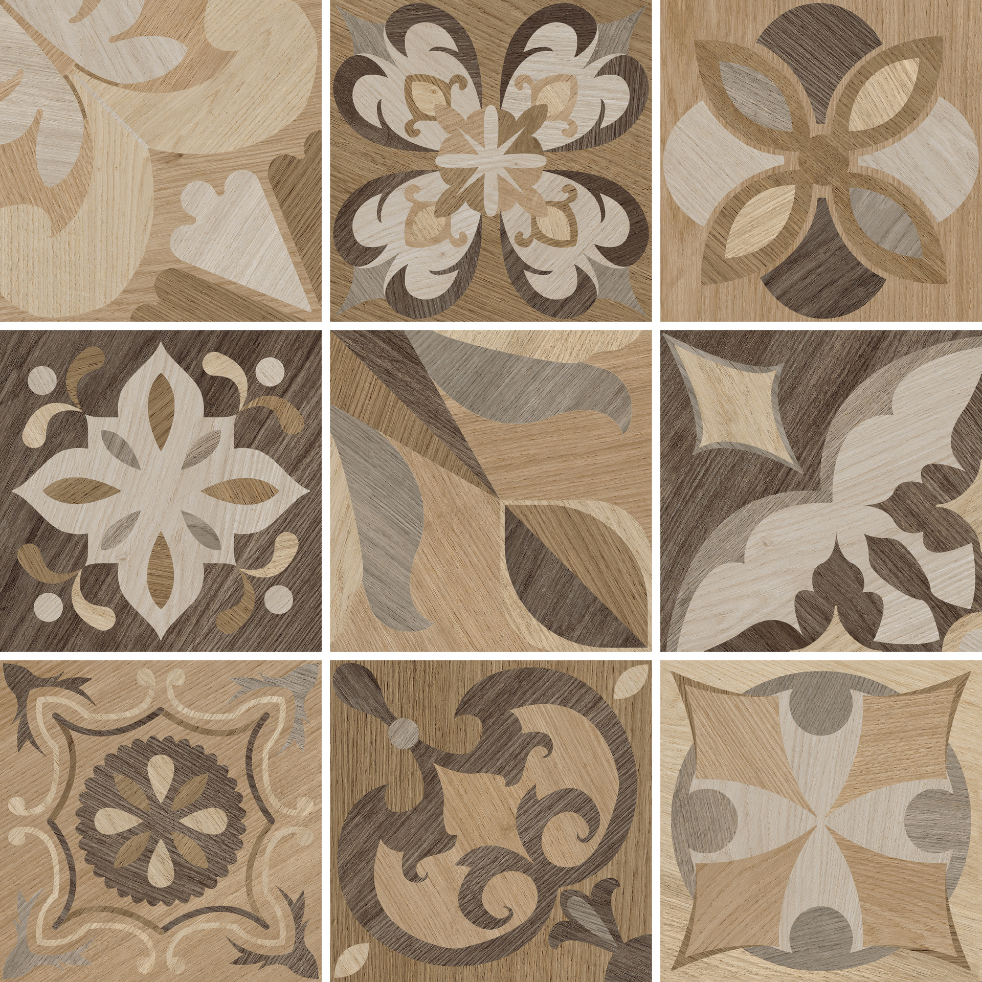 INTARSI Classic Mix 20x20cm INTARSI Classic Mix 20x20cm