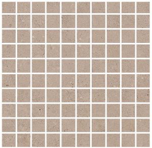 SILKYSTONE Mosaico   Taupe 30x30cm Nat. Rett.