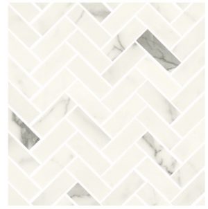 ÉLITE Mosaico Spina  Statuario    30x32cm Glossy Rett.