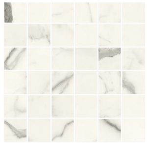 ÉLITE Mosaico Tessere   Statuario    30x32cm Glossy Rett.